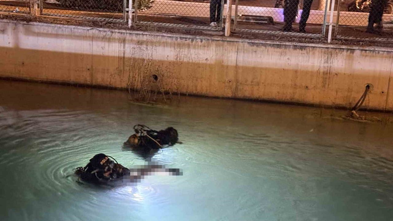 Tarsus'ta serinlemek için DSİ kanalına giren öğretmen hayatını kaybetti