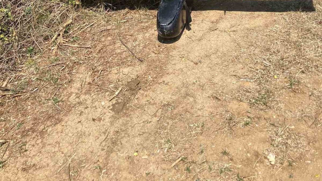 Taşköprü tarlasındaki insansız hava aracı ekip incelemesine gönderildi