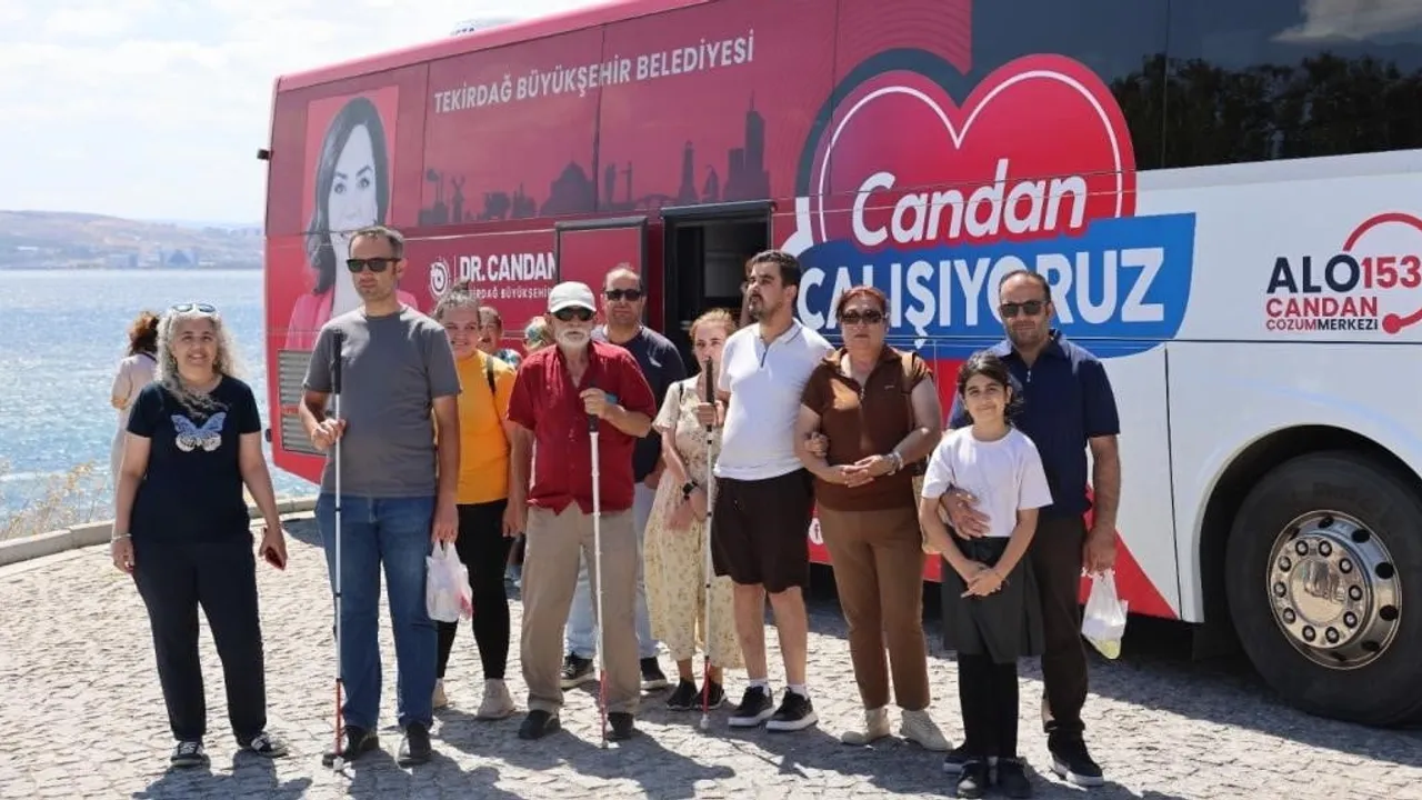 Tekirdağ Büyükşehir Belediyesi'nden engelsiz çanakkale yolculuğu
