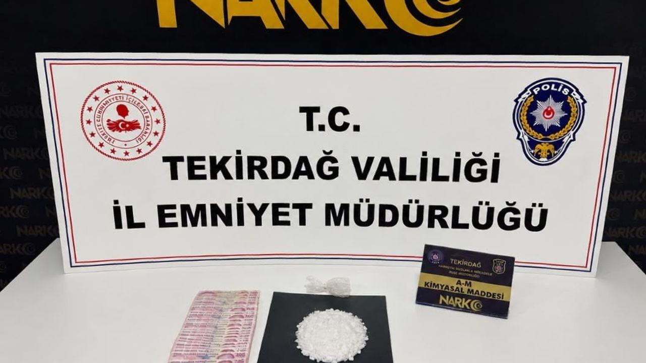 Tekirdağ'da hafta boyu süren uyuşturucu operasyonlarında 121 şüpheli hakkında işlem