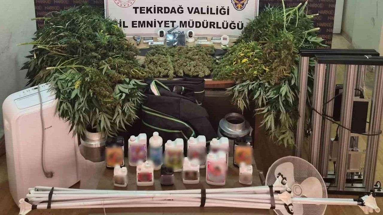 Tekirdağ’da üç adrese düzenlenen operasyonda 7 şüpheli tutuklandı
