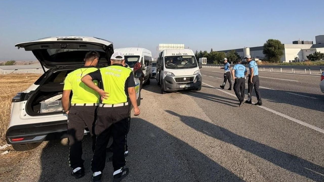 Tekirdağ'da ulaşım güvenliği için ticari araçlara sıkı denetim