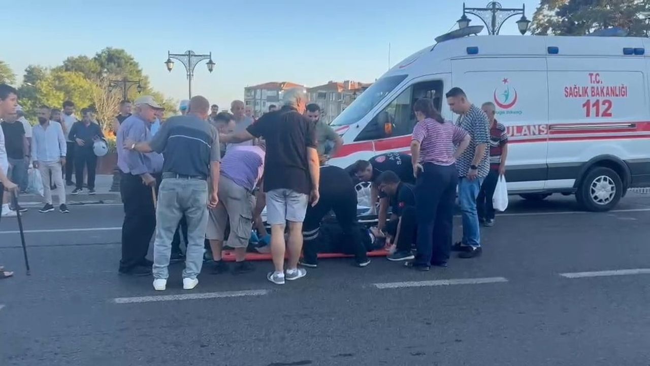 Tekirdağ Hükümet Caddesi'nde çarpışma: iki kadın yaralandı