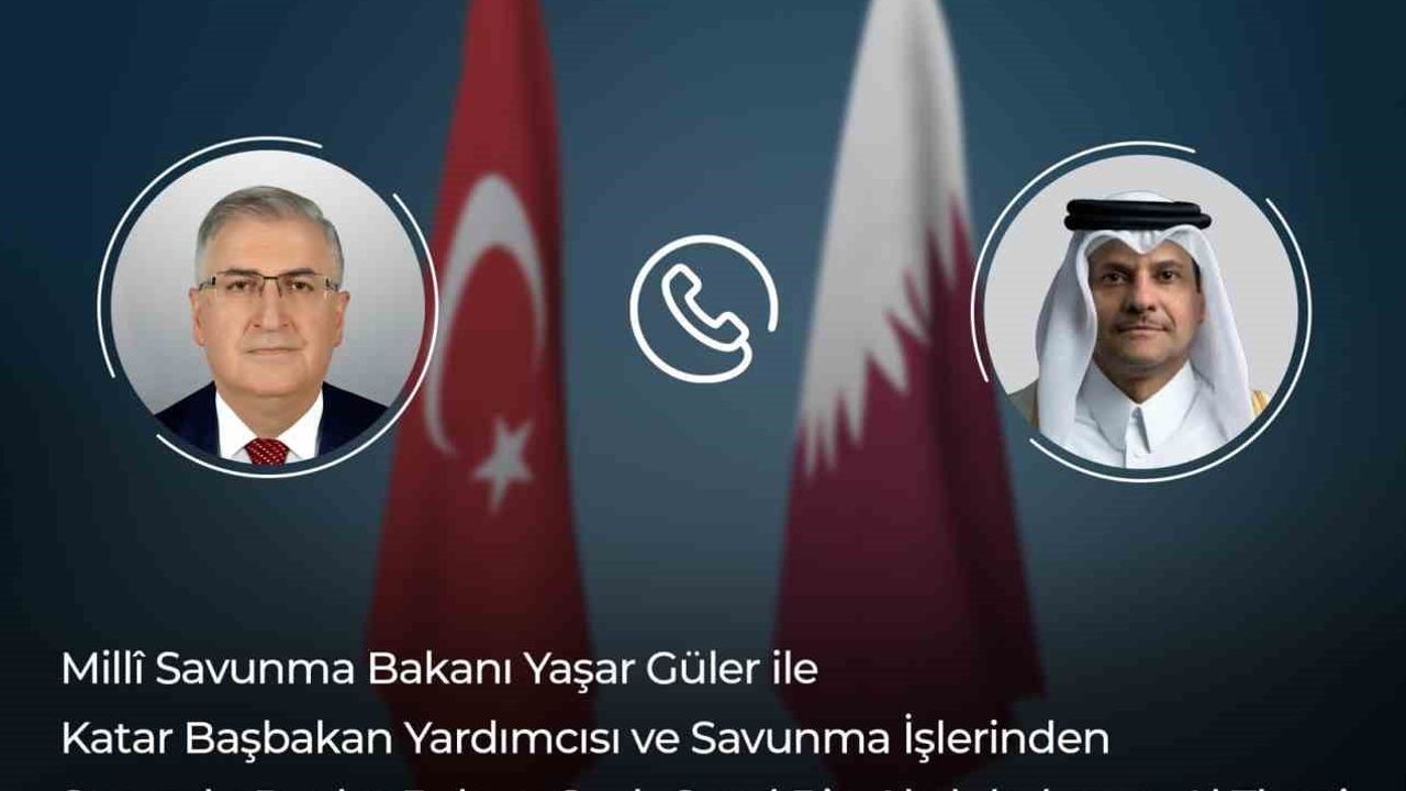 Telefon diplomasisiyle Katar'la savunma iş birliği görüşüldü