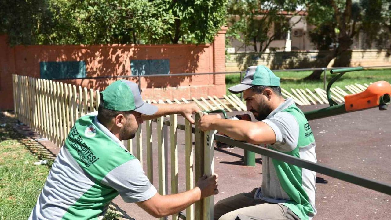 Teomanpaşa'da annenin talebi kısa sürede karşılandı: park çitlerle güvene alındı