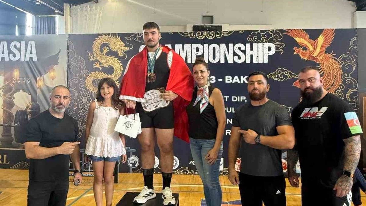 Tireli sporcu Aras Nal'den iki branşta uluslararası zafer