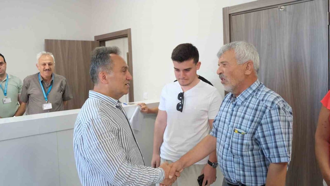 Togü'de yeni dönem kayıtları rektörün ziyaretine sahne oldu