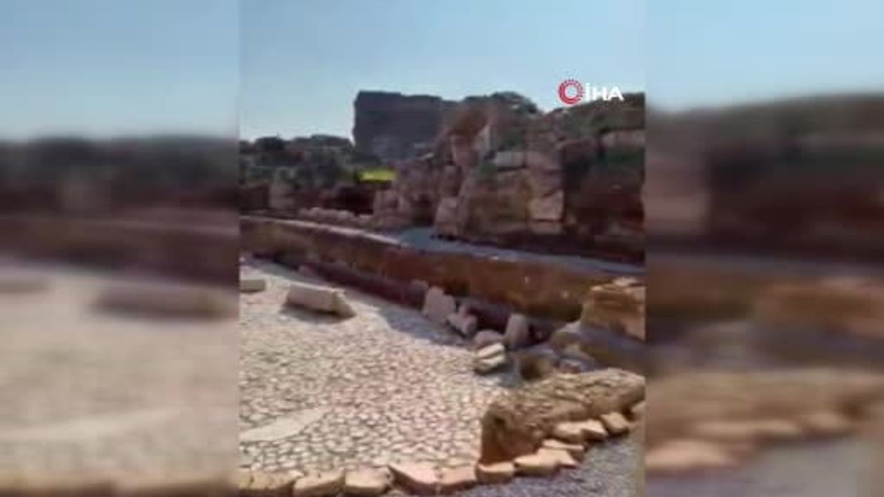 Tralleis’te restorasyonu tamamlanan 37 metrelik antik havuz gün yüzüne çıktı