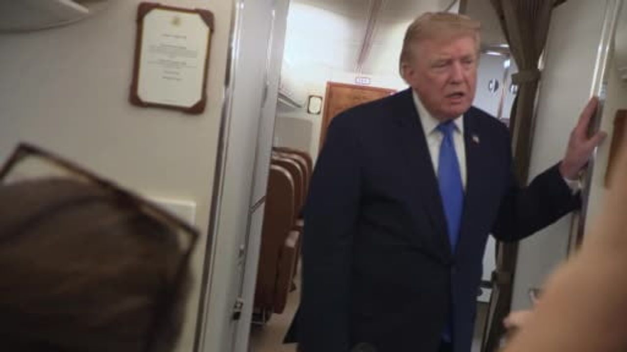 Trump pazartesi İran ile başlayacak görüşmeler nedeniyle saldırıları şimdilik askıya aldı