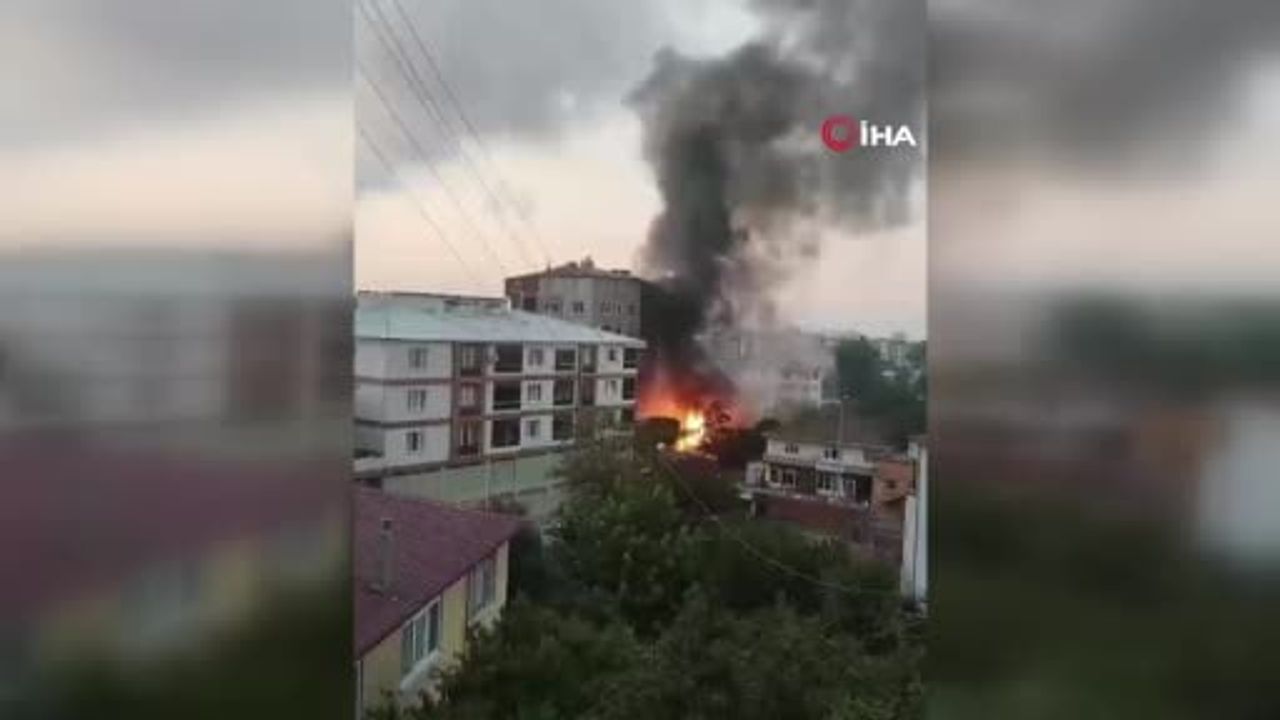 tüpgaz bayisinde peş peşe patlamalar sonrası yangın: 4 kişi hastanelik