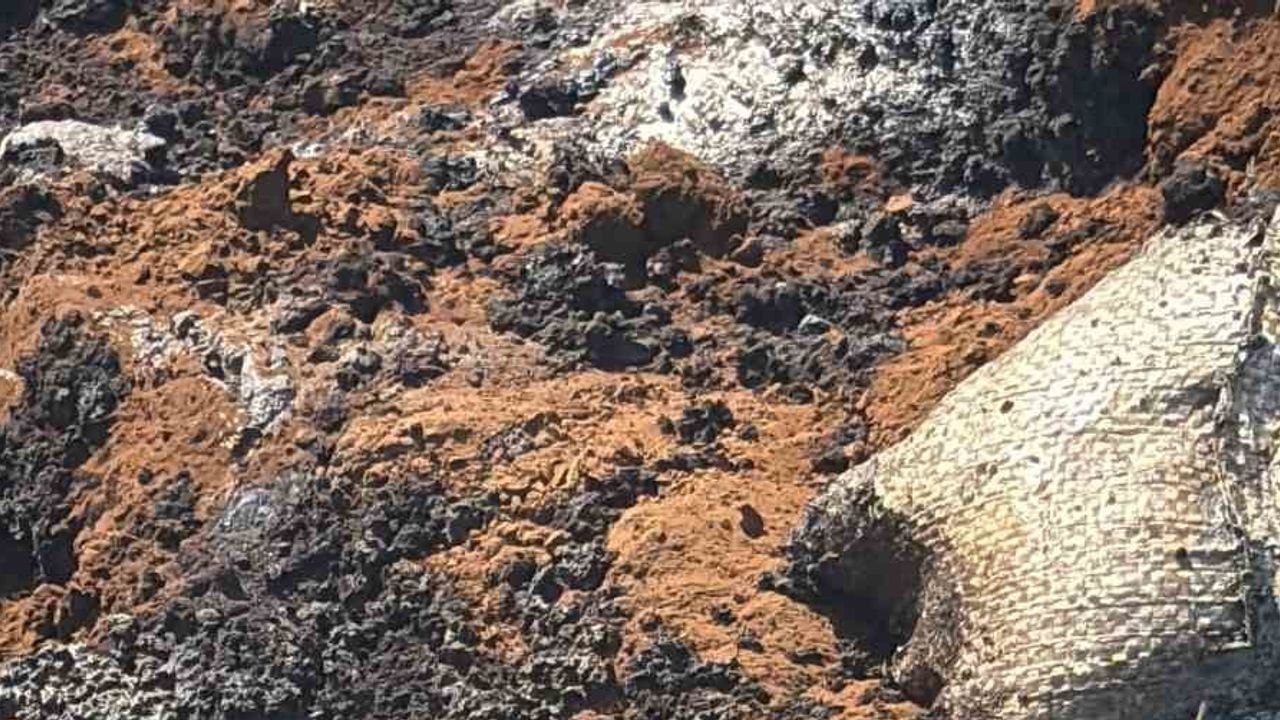 Turgutlu'da atık bölgesinde çıkan yangında kimyasal şüphesi