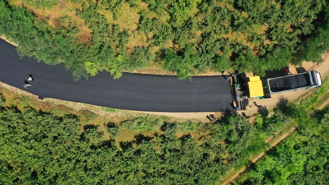 Turizm rotasına sıcak asfalt, Ohtamış şelalesi daha erişilebilir