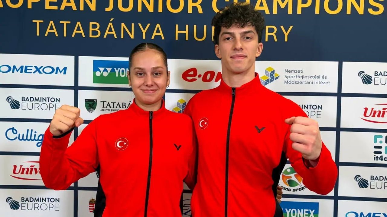 Türk genç milli badmintoncuları avrupa gençler şampiyonası'nda dört yarı final kazandı