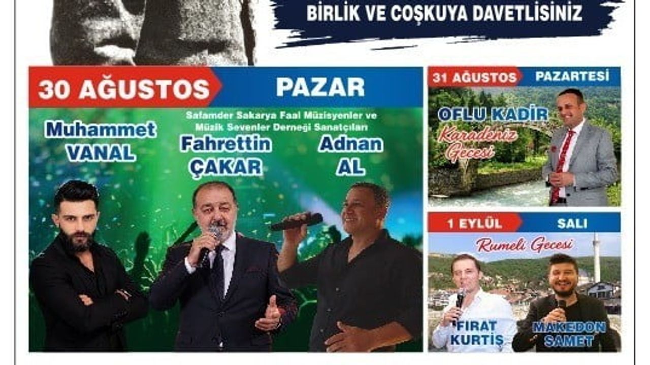Üç gün sürecek zafer coşkusu Erenler'de