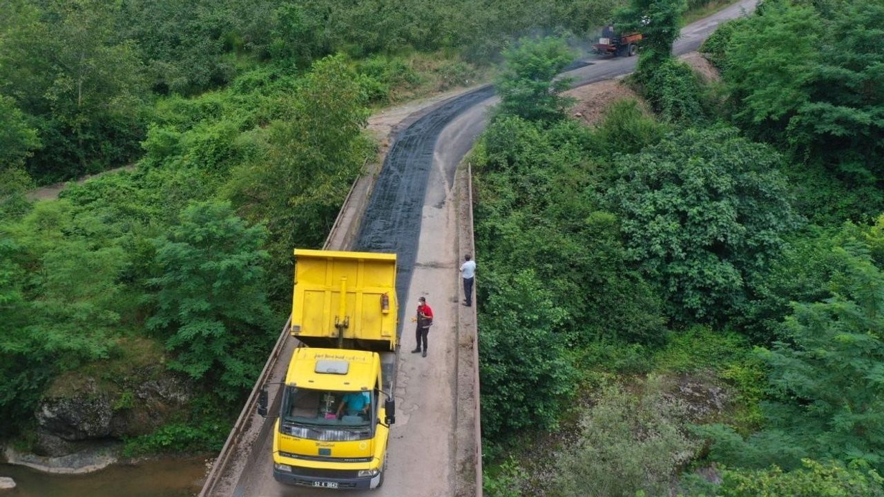 Ulubey'de 7 kilometrelik asfalt çalışması mahallelerin ulaşımını kolaylaştırdı
