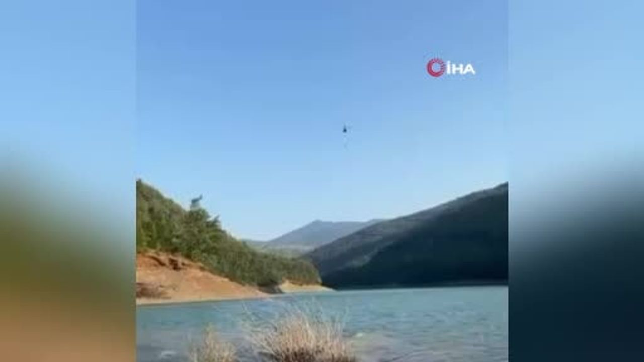 Uludağ'da Soğukpınar ormanında yangınla mücadele sürüyor