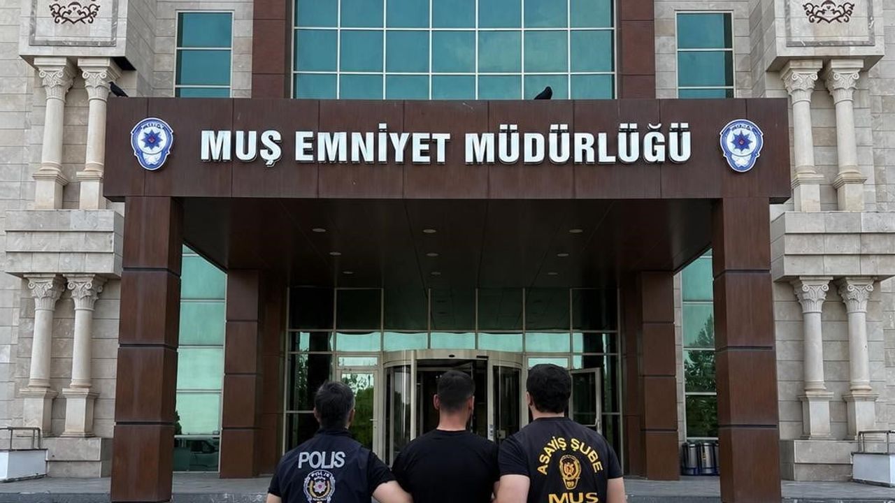 Uyuşturucu suçundan 10 yıl hapis cezası olan şahıs Muş'ta yakalandı