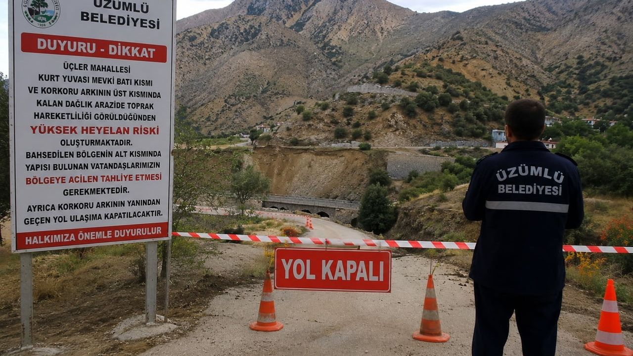 Üzümlü'de toprak hareketliliği alarmı: bazı yapılar için acil tahliye çağrısı