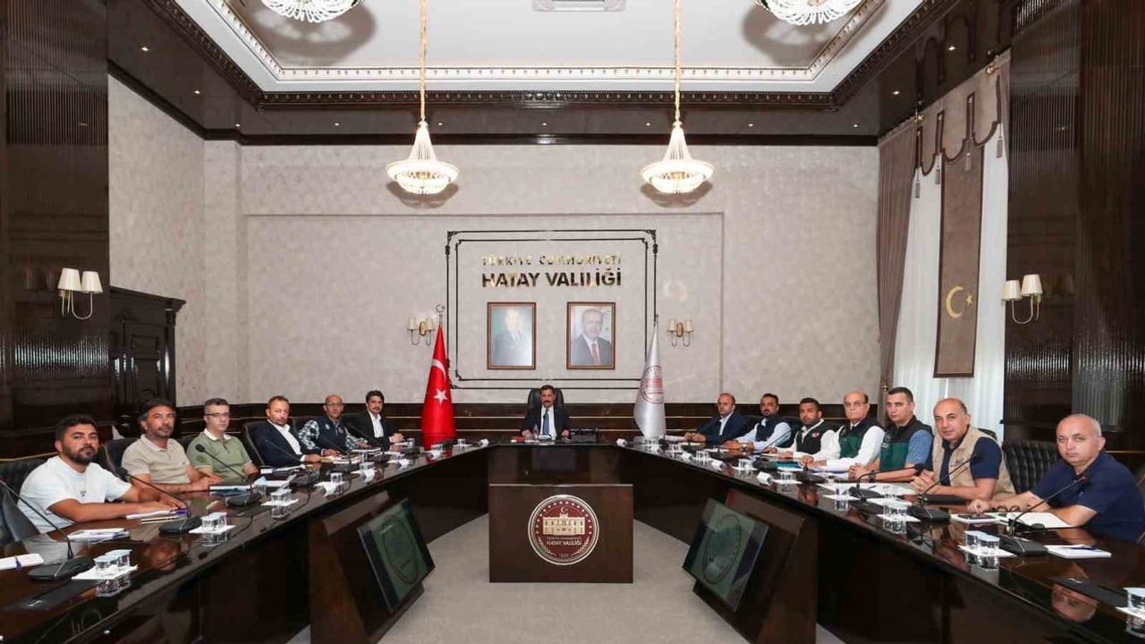 Vali Masatlı Asi nehri altyapı çalışmalarında koordinasyonu değerlendirdi