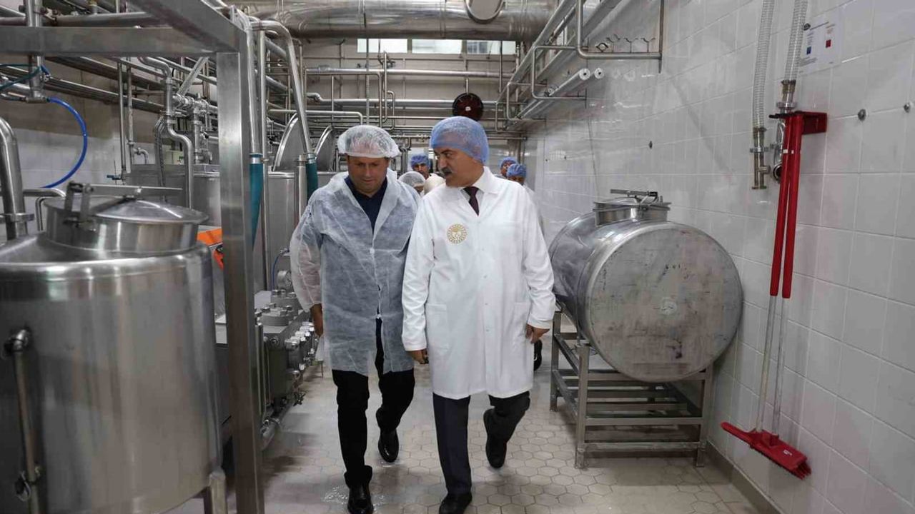 valinin kırsal yatırım ziyareti: kaynaşlıdaki süt tesisinde inceleme