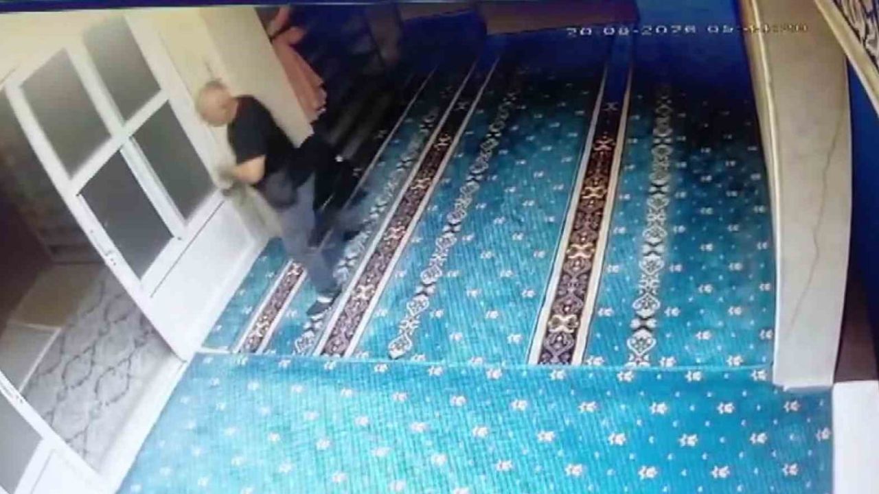 Valizli hırsız imamların takibiyle yakalandı