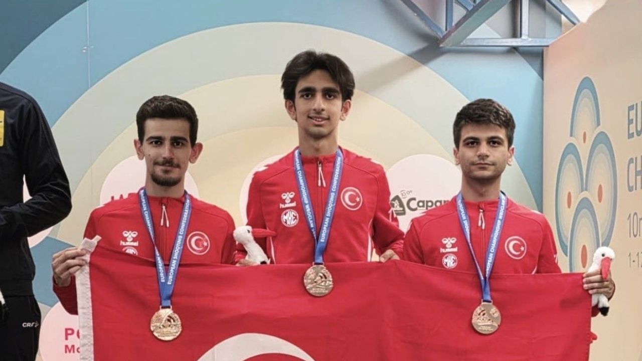 Wroclaw'da iki takımımız havalı tüfekte bronz madalya kazandı