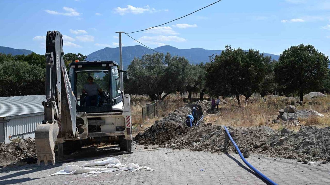 Yağcılar'ın villalar bölgesine 600 metrelik içme suyu hattı geliyor