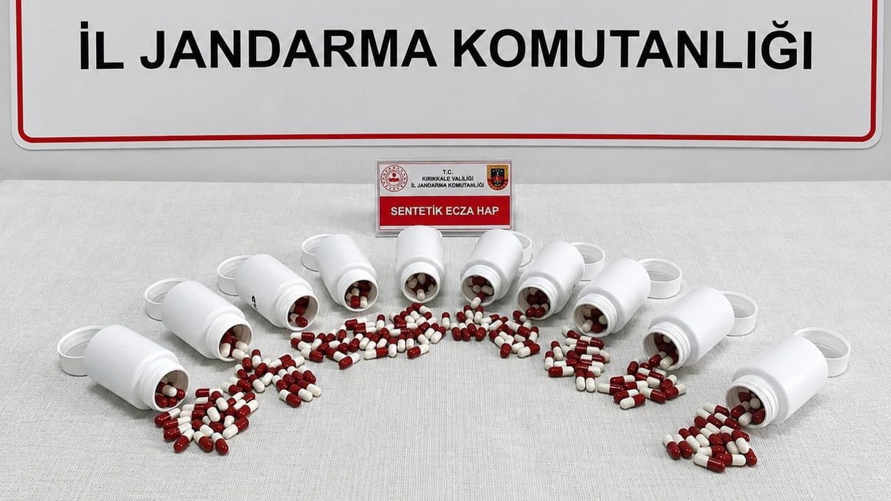Yahşihan'da sentetik ecza ticaretine müdahale: 544 hapla üç şüpheli yakalandı
