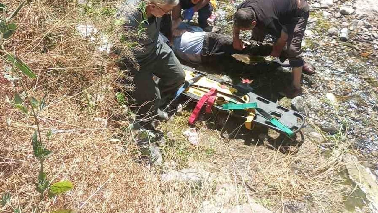 Yahyalı'da dereye devrilen üç tekerlekli motorun sürücüsü yaşamını yitirdi