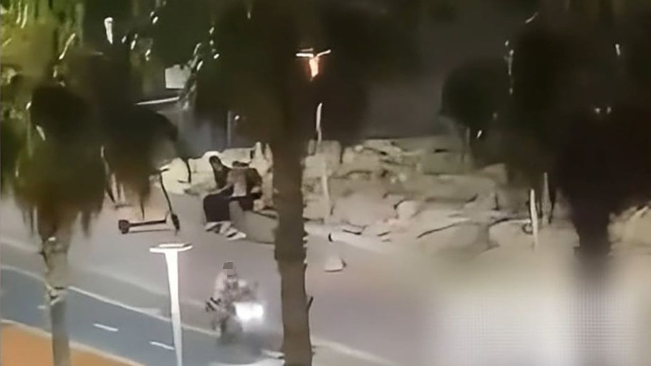 Yaya yolunda motosiklet süren aday sürücünün ehliyeti iptal edildi