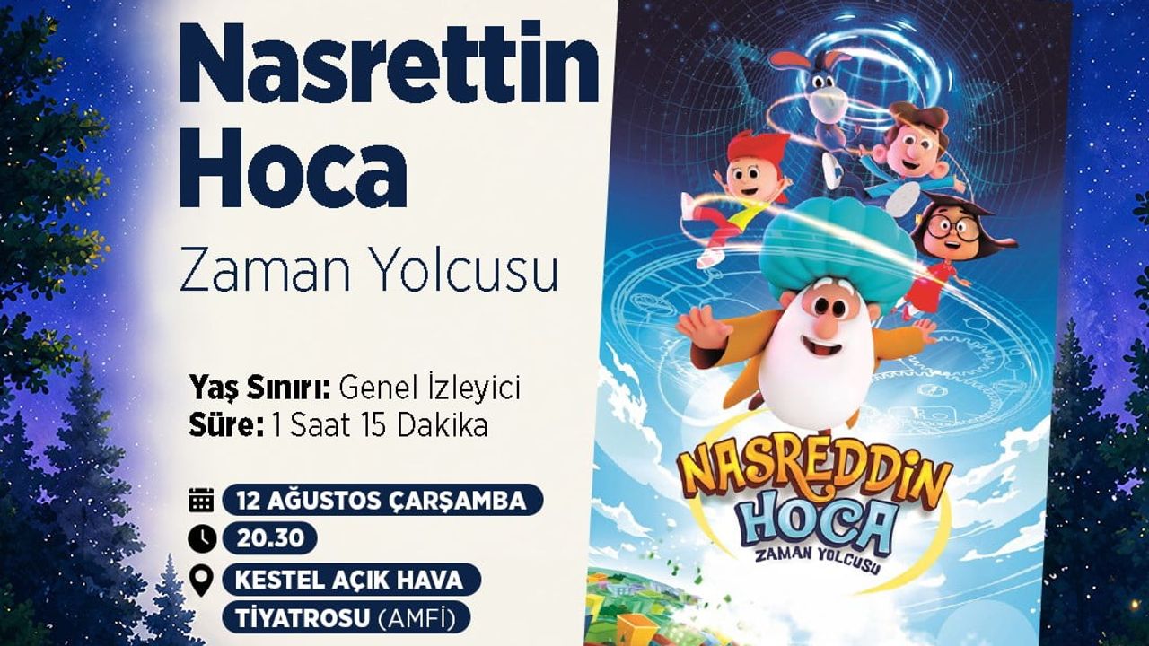 Yaz akşamları sanatla: Kestel'de çocuklara sinema ve müzikal haftası