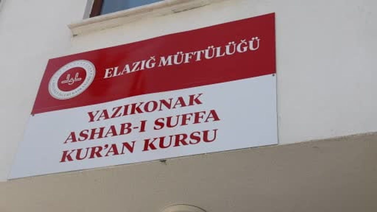 Yazıkonak'ta Kur’an kursunda filografiyle tanışan çocuklar