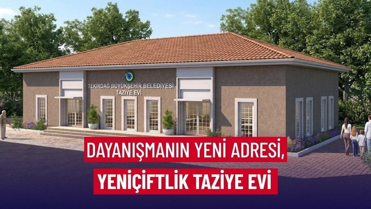 Yeniçiftlik'te modern taziye evi tamamlanmaya yakın