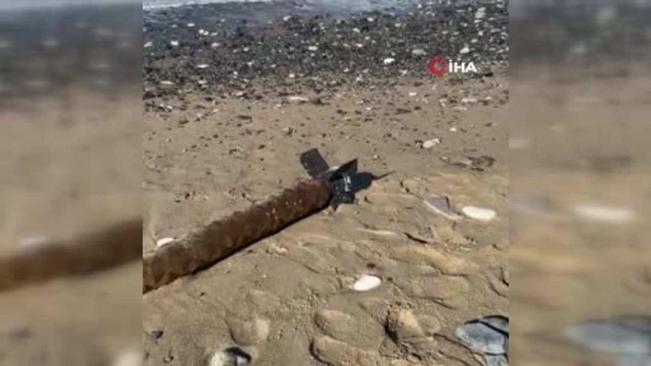 Yeniköy sahilinde bulunan şüpheli cisim jandarmanın müdahalesine neden oldu