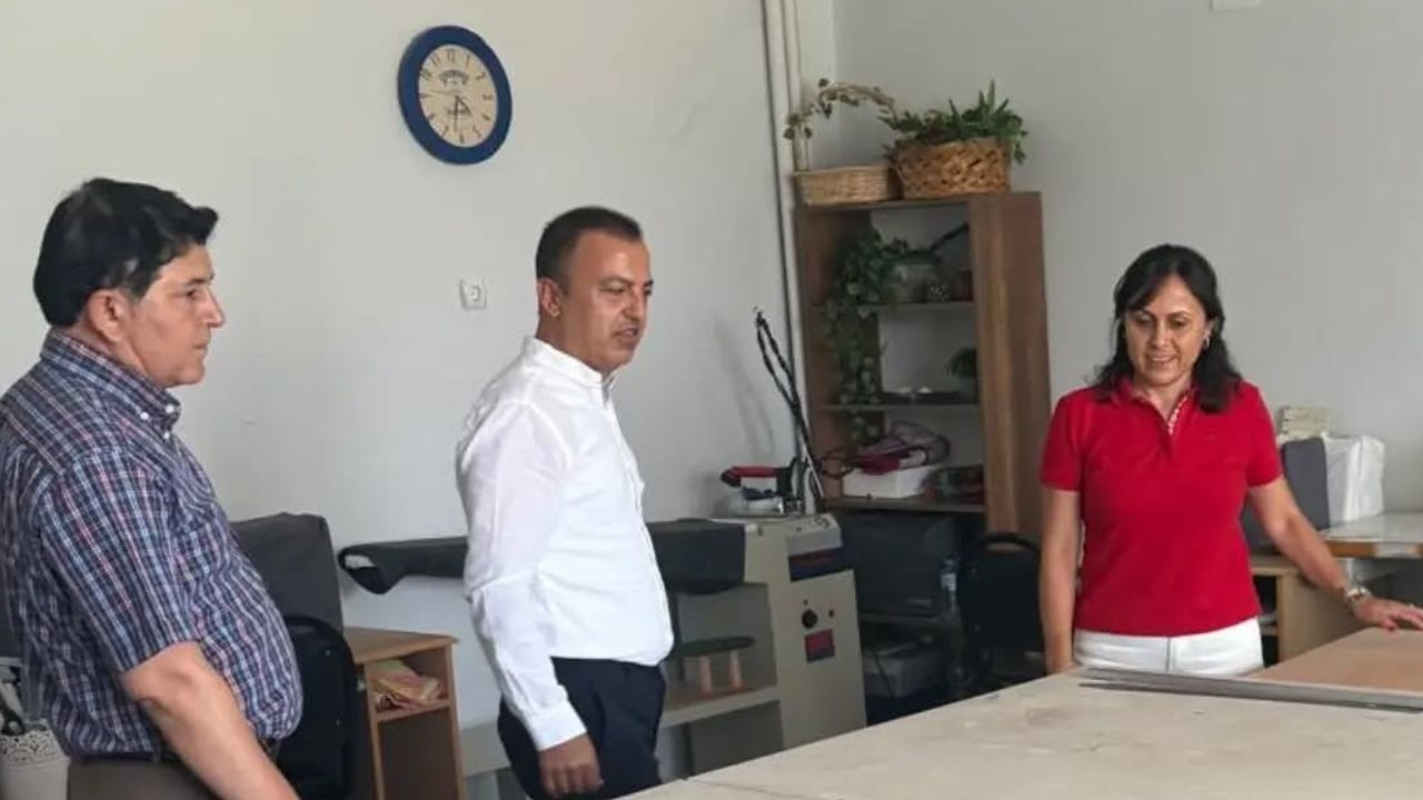 Yenipazar'da halk eğitimi merkezinin çalışmaları yerinde değerlendirildi