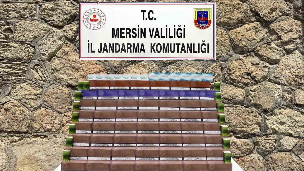 Yenişehir'de jandarma baskınında 3 bin 850 paket ısıtmalı tütün ve 300 hap bulundu