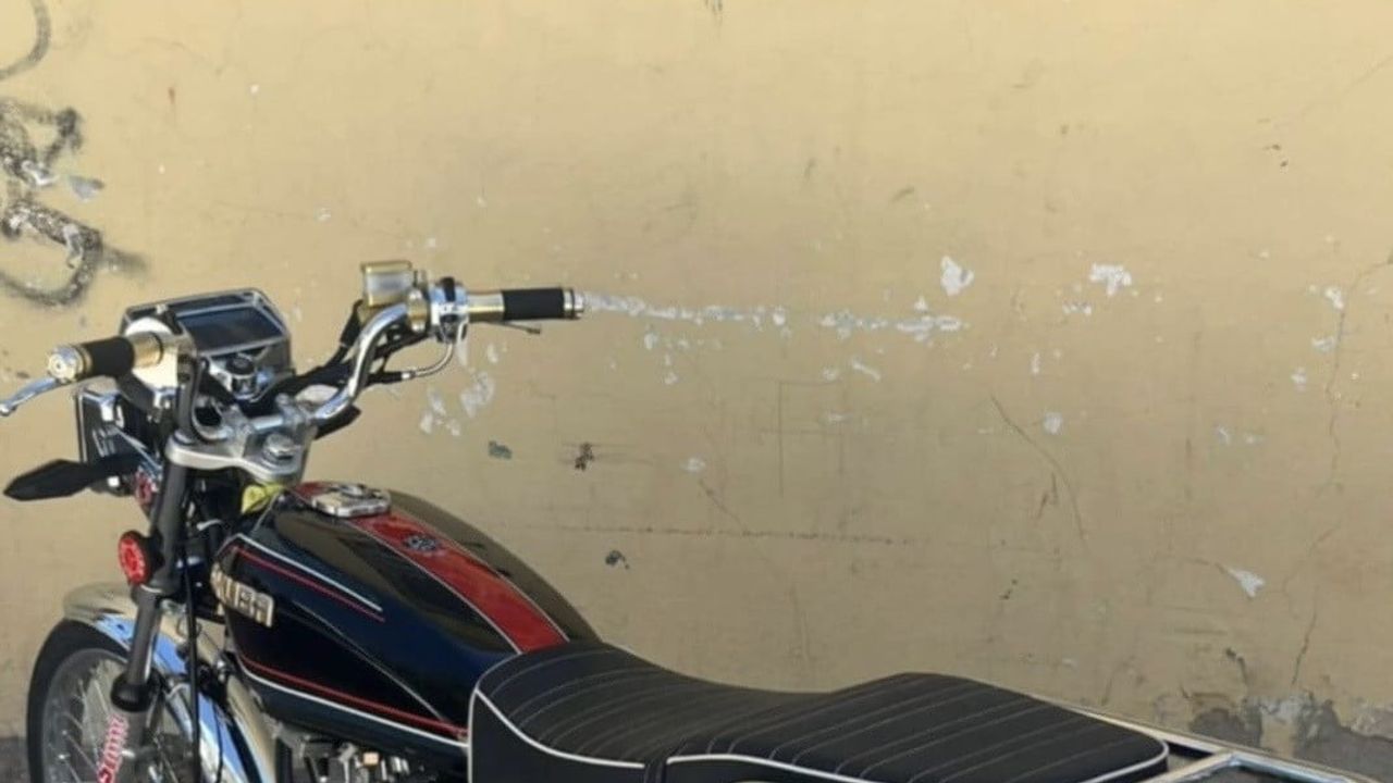 Yeşilyurt Mahallesi'nde parkta duran motosiklet çalındı