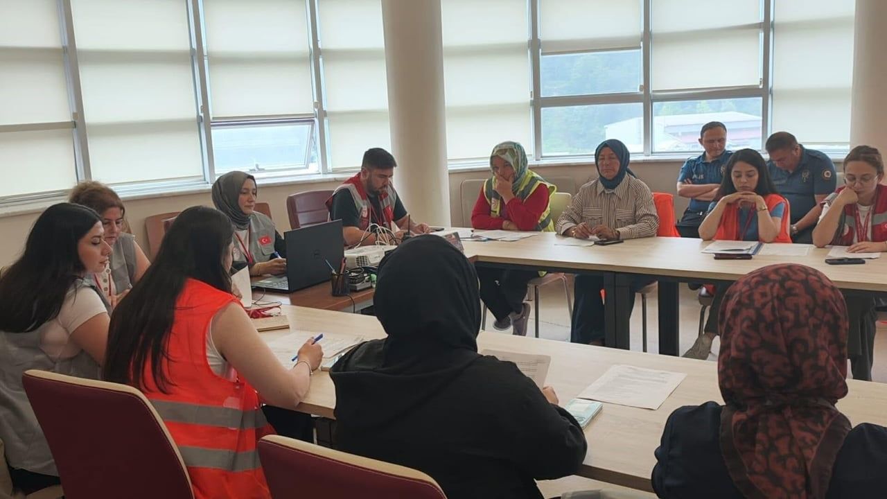 Yığılca'da afet hazırlıkları masa başında test edildi