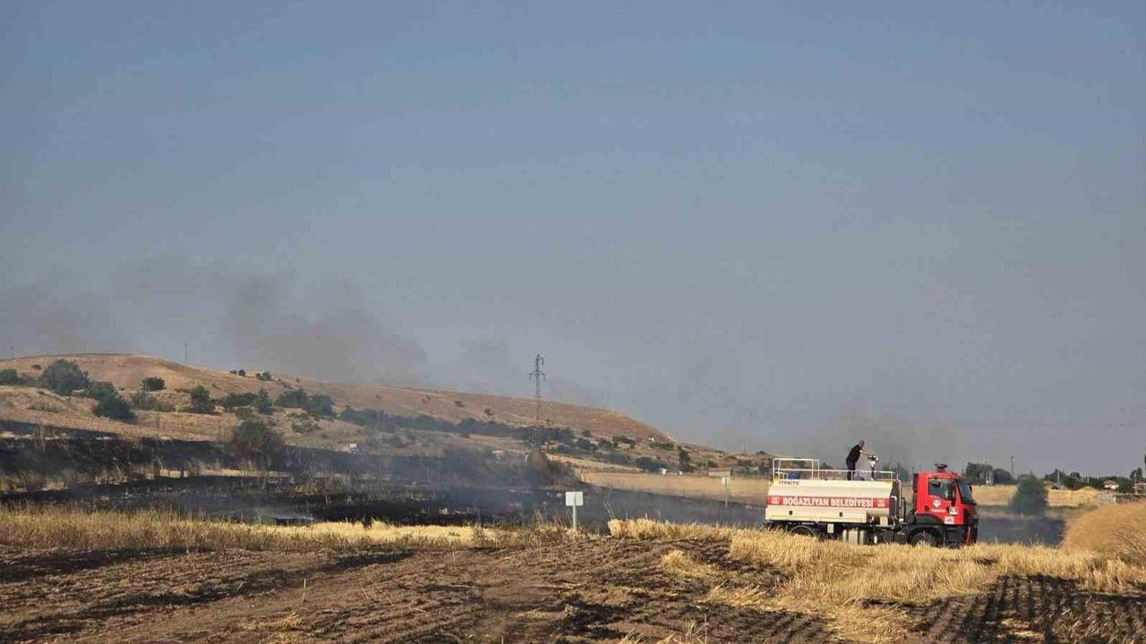Yozgat'ta anız yangını sonrası sorumluya 3 bin 705 lira idari ceza