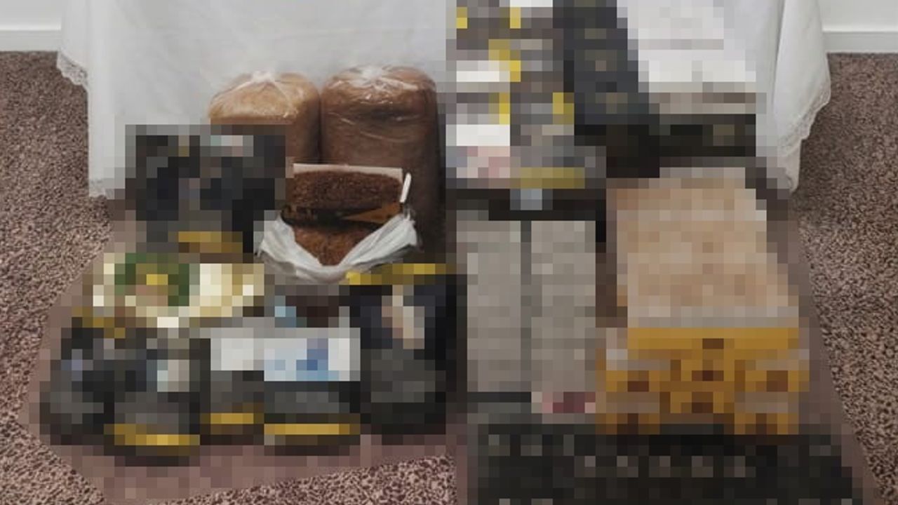 Yozgat'ta kargo düzenine gizlenmiş 34 bin makaron operasyonu