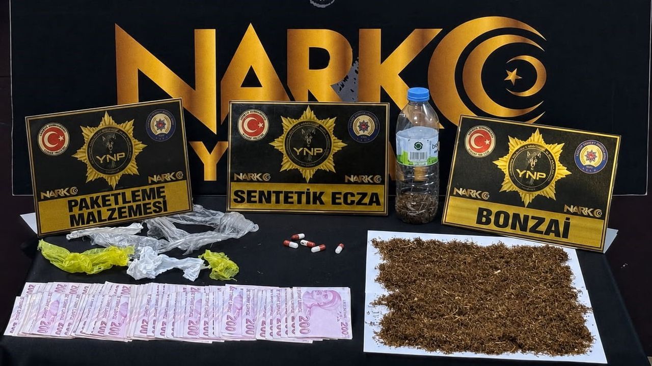 Yozgat'ta sentetik uyuşturucu operasyonu: beş kişi adliyede