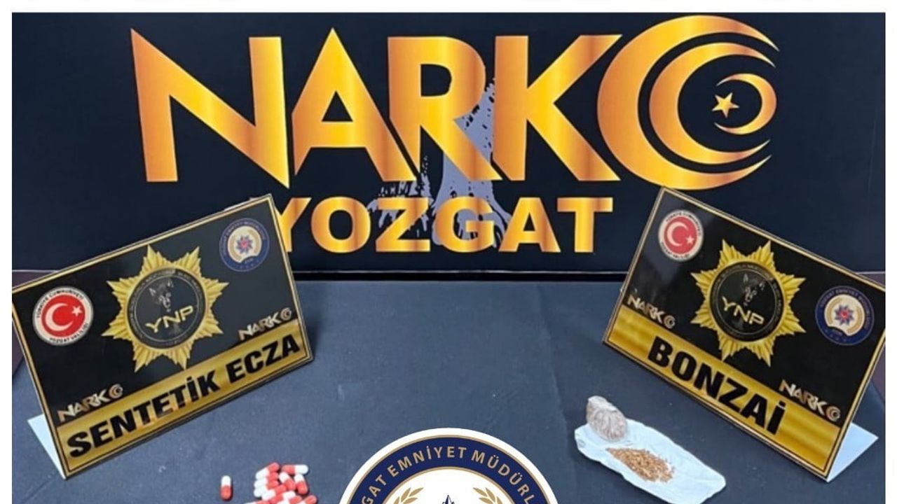 Yozgat'ta sentetik uyuşturucu operasyonunda 5 şüpheli gözaltına alındı