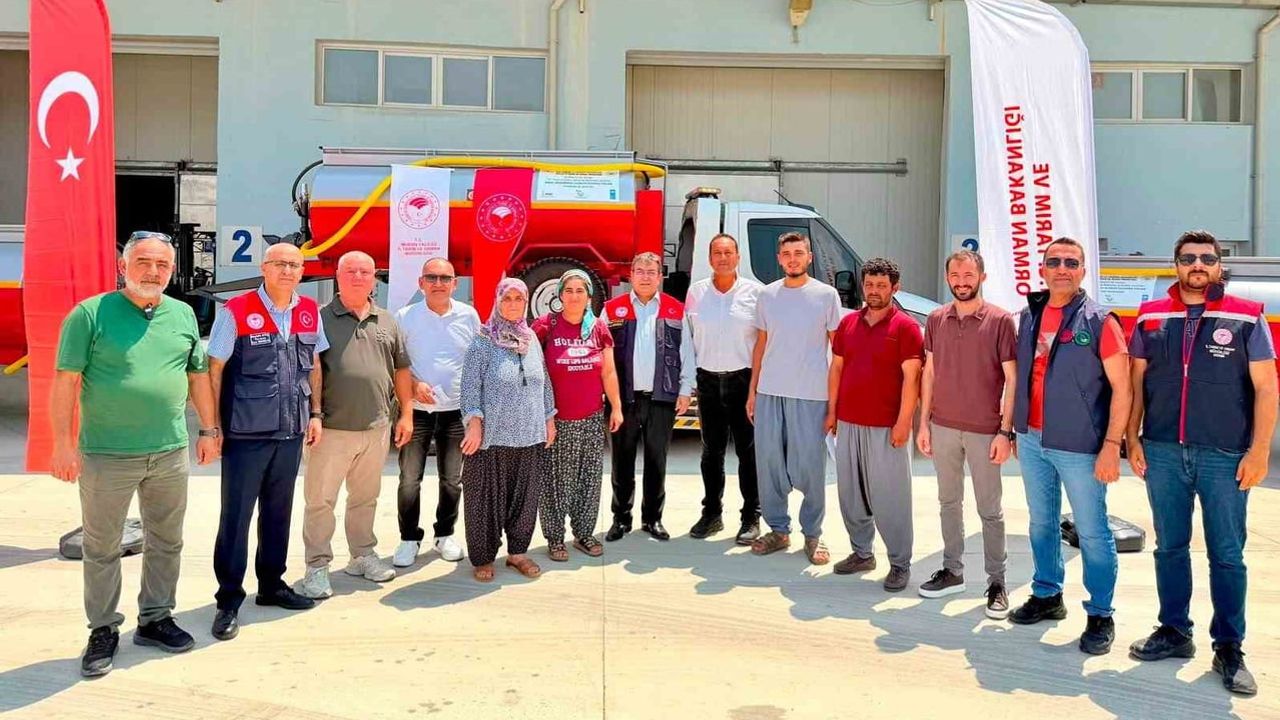 Yüksek rakım üreticilerine basınçlı su tankerleriyle hem üretim hem yangın desteği