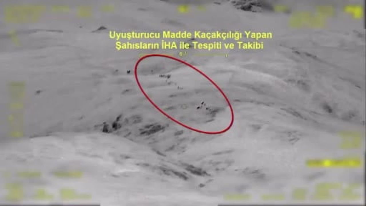 Yüksekova'da havadan destekli operasyonda 253 kilogram esrar ele geçirildi