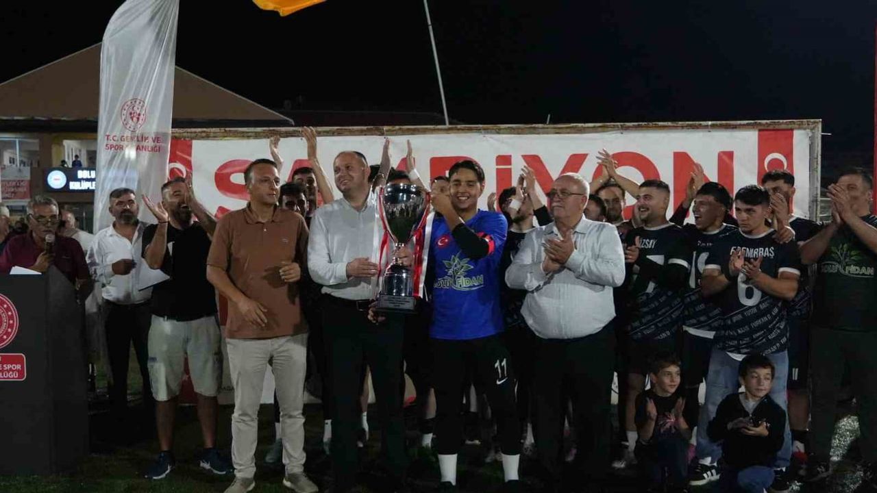 Yuva köyü finalde 2-1 galip geldi ve Bolu şampiyonu oldu