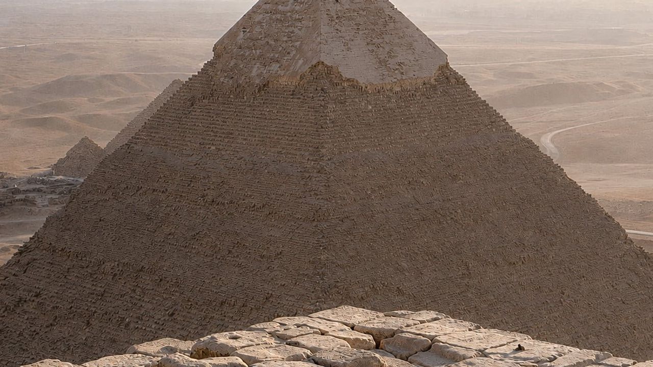 Zirvelerdeki kazılar Giza Piramitleri'nin zirvesindeki isimleri gün yüzüne çıkardı