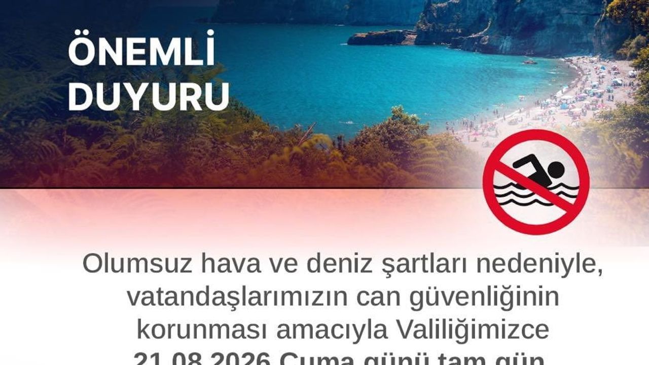 Zonguldak'ta fırtına uyarısı: iki gün denize girişleri yasak
