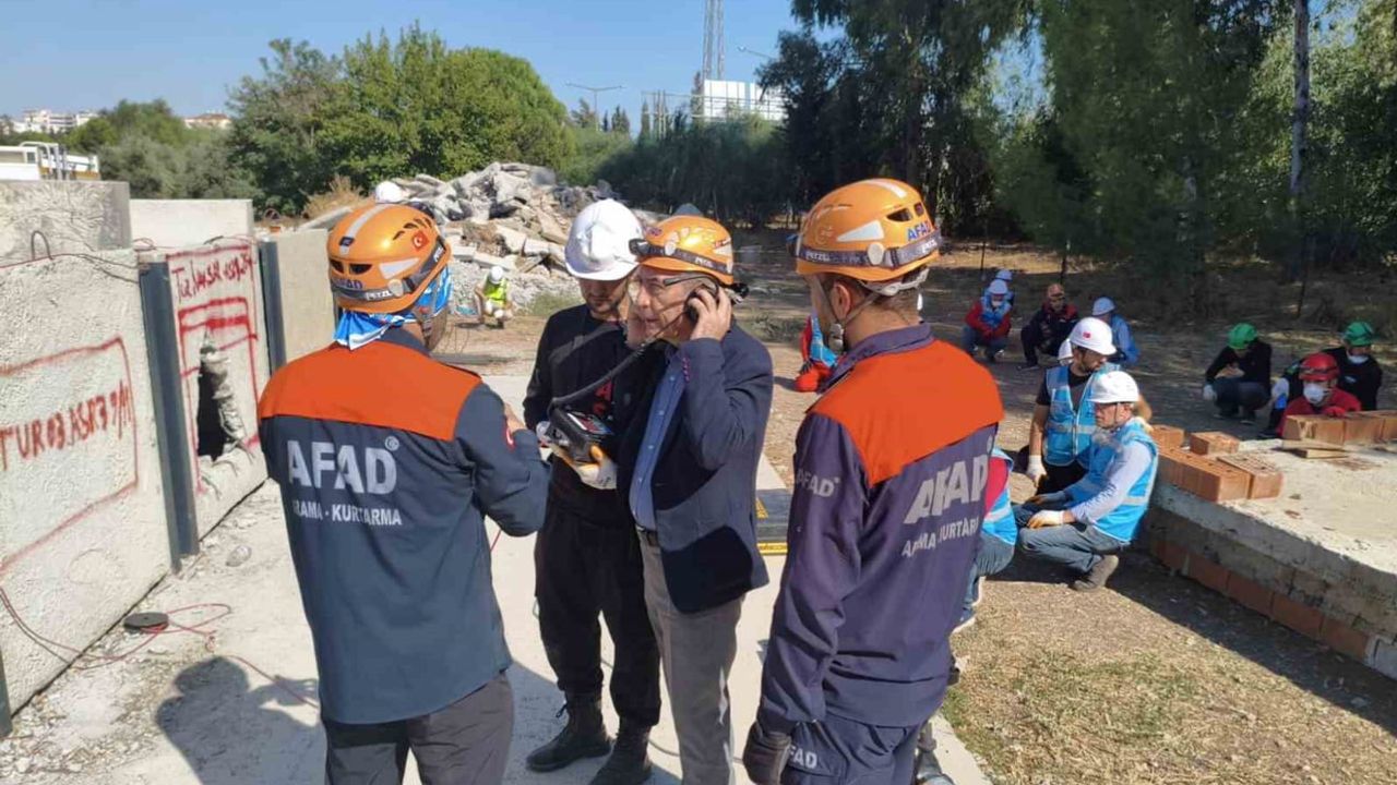 ADÜ, enkaz arama ve kurtarmada akreditasyon hazırlıklarını yoğunlaştırıyor