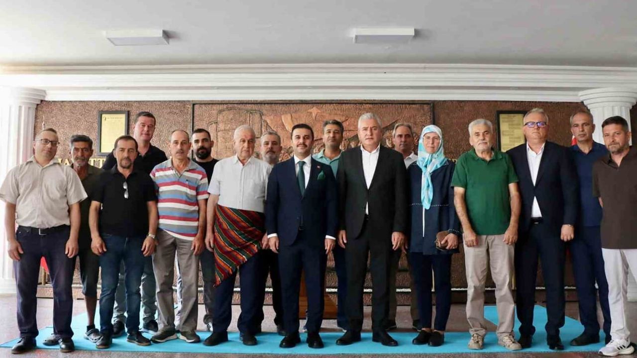 Ahilik geleneğini yaşatan 25 yıllık esnafla kaymakam buluştu