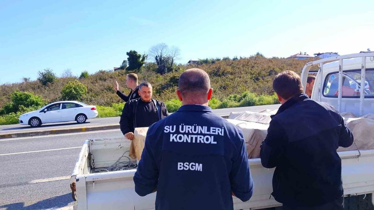 Akçakoca'da balık nakillerinde belge denetimleri yoğunlaştı